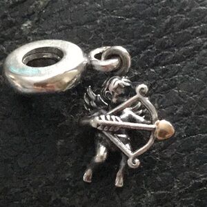 Pandora Silver and Gold Cupid charm